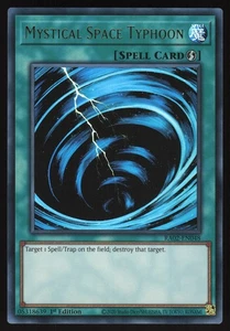 Mystical Space Typhoon - RA02-EN048 - Ultra Rare - 1st Edition Yugioh - Picture 1 of 1
