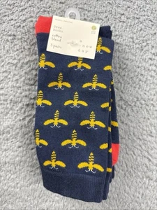 a New Day Women's Bee 3pk Crew Socks - Navy - Size 4-10 - Picture 1 of 6