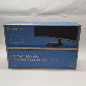 Samsung C27T550FDN 27" LCD Curved Monitor 1920x1080 DP HDMI NEW SEALED BOX - Picture 1 of 4