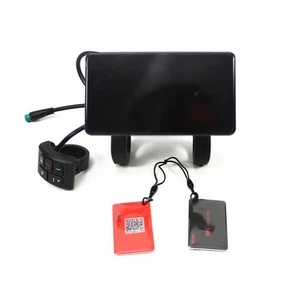 eBike 24V-72V 4inch LCD Colorful Display Power Speed Meter Gear Control NFC SDE - Picture 1 of 9