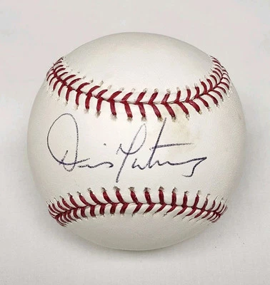 Dennis Martinez Signed Autographed Rawlings Official Major League Baseball EXPOS - Image 1 of 3
