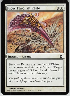 Plow Through Reito C Saviors of Kamigawa 22 NM - Image 1 of 2