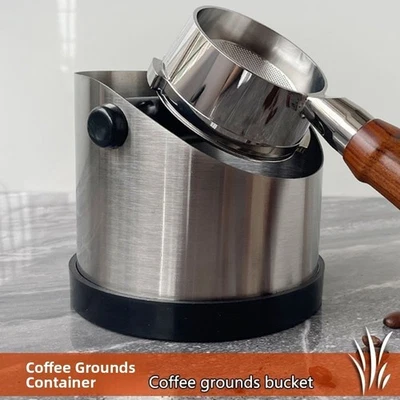 Coffee Grounds Bucket Durable Coffee Knock Box Coffee Ground Dump Bin - Image 1 of 4