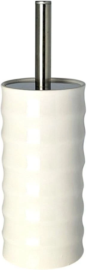 VERTEX Elegant Living Luxury Natural White Ceramic Toilet Brush