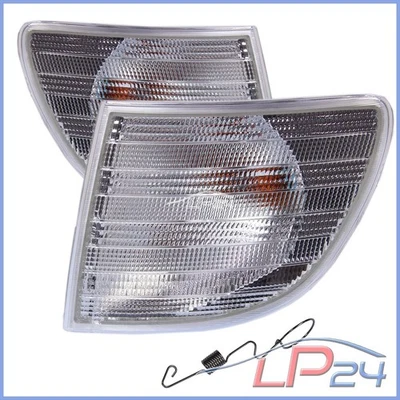 2X FEU CLIGNOTANT AVANT BLANC GAUCHE+DROIT POUR MERCEDES VITO W-638 CLASSE V - Photo 1/4
