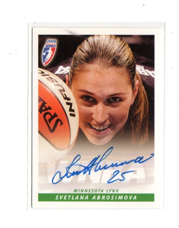 Rittenhouse WNBA 2006 Svetlana Abrosimova Autograph Minnesota Lynx - Image 1 of 2