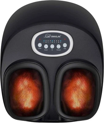 Snailax SLY-527 Heat Kneading Compression Vibration Shiatsu Foot Massager $110 Foto 1 de 2