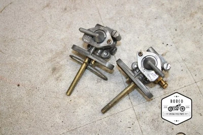 1975 Yamaha XS650 GAS TANK FUEL PETCOCK PETCOCKS SET D8-1043.ZP - Image 1 of 4