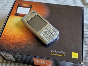 NrMint (ORANGE Network) Boxed Silver Nokia N70 Mobile Phone Matching IMEI UK - Picture 1 of 21