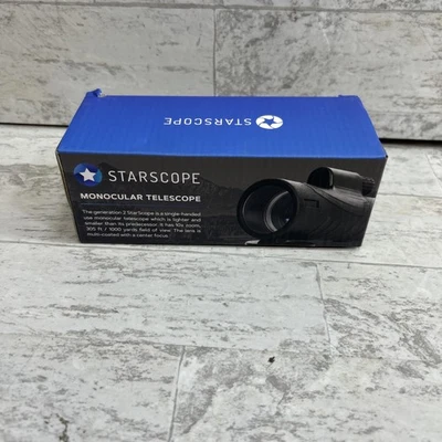 Starscope Monocular Telescope Gen 2 10x Zoom  Water Resistant Open Box Unused - Image 1 of 4