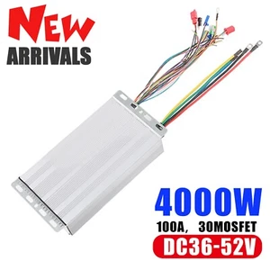 4000W 100A Electric Bicycle EV Brushless DC Motor Controller 24V 36V 48V 52V - Picture 1 of 12