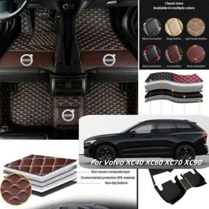 For Volvo XC40 XC60 XC70 XC90 Car Floor Mats Carpets Custom All Weather Rugs - Imagen 1 de 30