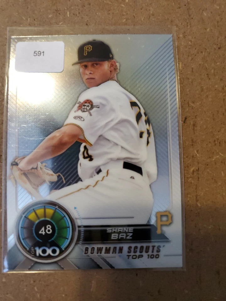 2018 Bowman Chrome Scouts Top 100 #BTP48 Shane Baz - Image 1 of 1