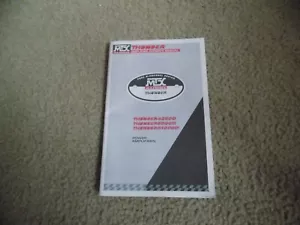 Manual del propietario MTX para Thunder 4250D 6500D y 8100D amperios - Imagen 1 de 1
