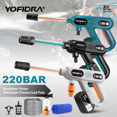 YOFIDRA, NEWBENY YOFIDRA® 18VAkku Hochdruckreiniger Gartenhaustier Outdoor Autoreinigungswerkzeug