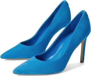 GUESS Women's Seanna Suede Pump Medium Blue SIZE 7 NEW Authentic! - Picture 1 of 4