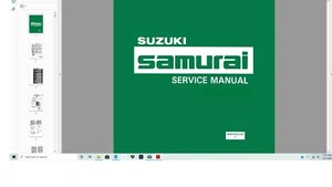 Suzuki Samurai service manual 1984 - 1994 - Bild 1 von 2