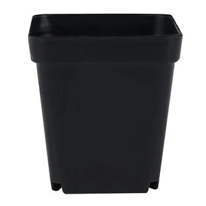 US (Black)Flower Pot Garden Decorative Flower Container Succulent Pot - Picture 1 of 1