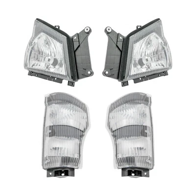 Faros y luces de esquina izquierda+derecha 2004-2007 para Isuzu NPR NQR 2005-07 GMC W-4500 Foto 1 de 4