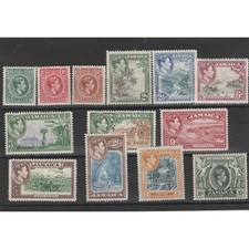 JAMAICA 1938 GEORGE VI 13 VAL MNH YVERT N 123-35 MF58932