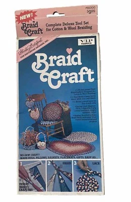 Vintage Braid Craft Complete Vintage Deluxe Tool Kit Shirley Botsford New - Image 1 of 4