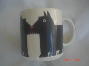 NEUWERTIG UNBENUTZT 1984 TAYLOR & NG San Francisco MINIMALS SCOTTIE DOG TASSE Hergestellt in Japan - Bild 1 von 7
