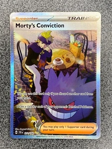 Morty's Conviction 211/162 NM EN Pokemon Temporal Forces Special Illustration - Bild 1 von 3