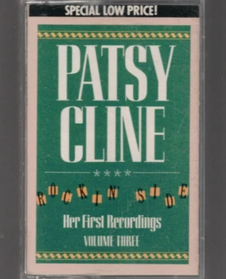 Patsy Cline: Her First Recordings, V. 3-Rockin' Side (Cassette, 1989, Rhino) VGC - Image 1 of 2