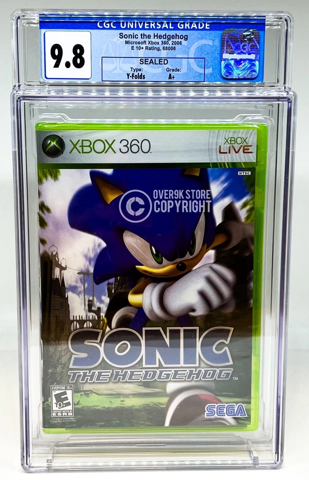 Sonic The Hedgehog - Xbox 360 - CGC 9.8 A+ Sealed Graded Not VGA | WATA - Image 1 of 2