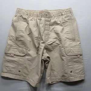 BREAKWATER Men's SZ M Biege Cargo Swim Board Surfing Solid Built-in Mesh Brief - Picture 1 of 9