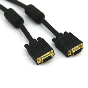 VCOM CG381D-G-50 50ft VGA Male to VGA Male Cable (Black) - Picture 1 of 1
