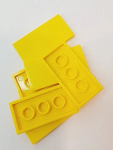 LEGO Parts No 87079 Tile 2 x 4 - Yellow - 6 Pieces - Picture 1 of 4