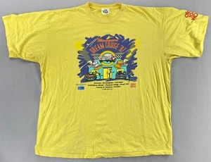 1996 Woodward Dream Cruise ‘97 XXL Graphic T-Shirt Yellow Oldies 104.3 WOMC WDC - Picture 1 of 16