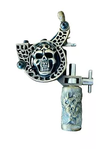 Markenlose Totenkopf Design Tattoomaschine - Bild 1 von 11