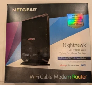 NETGEAR Nighthawk AC1900 WiFi Cable Modem Router C7000 - Picture 1 of 8