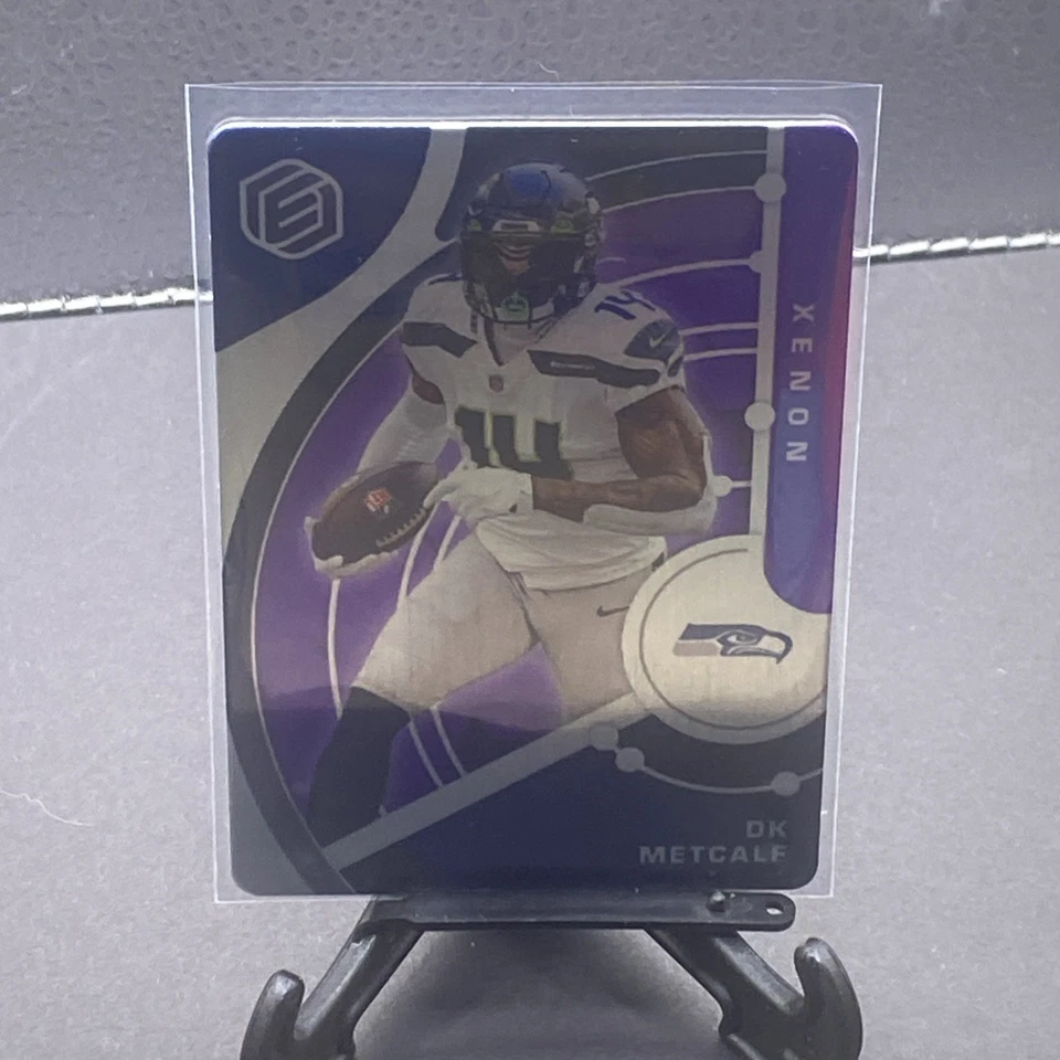 2022 Panini Elements DK Metcalf Xenon Purple Parallel #10/54 - Image 1 of 2