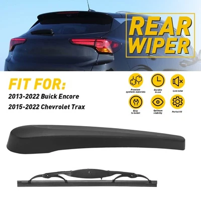 Rear Windshield Wiper Arm & Blade For 2013-2022 Buick Encore Chevrolet Trax EXV - Image 1 of 4