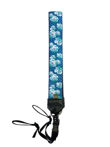 Mimi Green Designer Camera Strap 31 in Long | Blue - Picture 1 of 5
