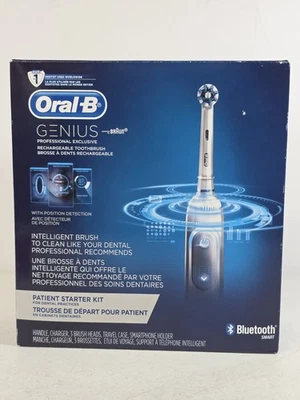 Braun Oral-B Genius Bluetooth Escova de Dentes Kit Inicial Paciente - Selado de Fábrica - Imagem 1 de 4