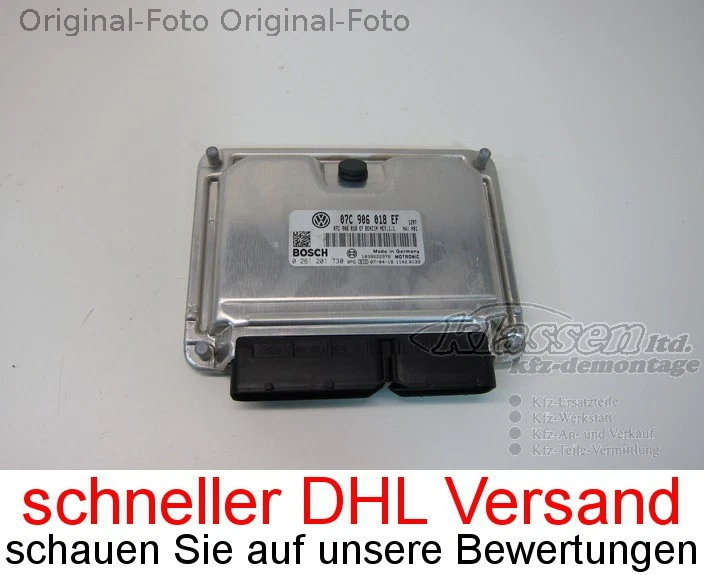 centralina motore ECU VW faeton 3D2 0261201730 07C906018EF - Immagine 1 di 1