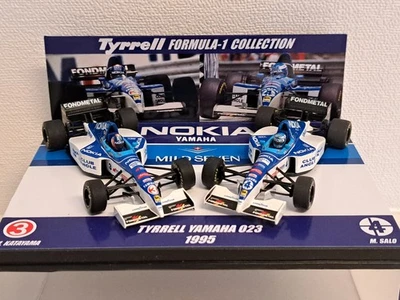 2 car set  1:43 Minichamps TYRRELL YAMAHA 023 1995 UKYO KATAYAMA SALO MILD SEVEN - Image 1 of 4