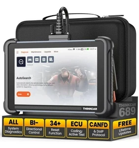 OBD2 Scanner Diagnostic Tool Lifetime Free, ThinkScan 689X Car Scan Too - Picture 1 of 8