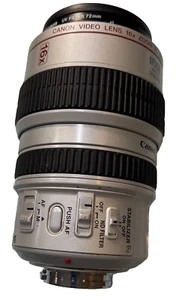 Lente de video Canon 16x ZOOM XL 5,5-88 mm IS 1:1,6-2,6 ¡ESTABILIZADOR ÓPTICO DE IMAGEN! A1 - Imagen 1 de 6