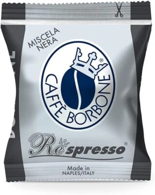 CAFFÈ BORBONE CAFFE BORBONE | RESPRESSO | 200 RESPRESSO MISCELA NERA | 2 SCATOLE DA 100 CAPSUL