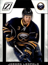 2010-11 Zenith Buffalo Sabres Hockey Card #70 Jordan Leopold