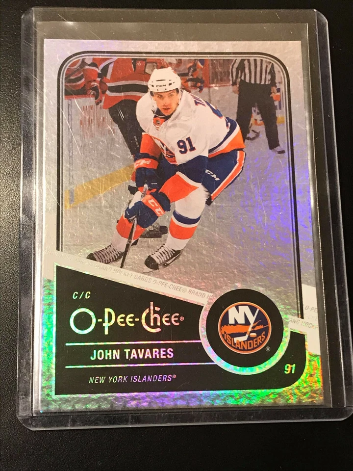 11/12 UPPER DECK OPC JOHN TAVARES RAINBOW PARALLEL SP UD #438 O-PEE-CHEE - Image 1 of 1