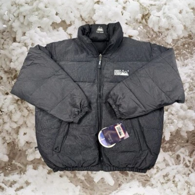 Chaqueta acolchada reversible First Down vintage de los 90’s para hombre XL NUEVA CON ETIQUETAS rara sin existencias Foto 1 de 4