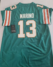 Stitched NWT Mens Dolphins Jersey #13 Dan Marino Sizes S,M,L,XL,2XL,3XL *NEW*