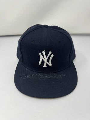 Phil Rizzuto Signed New York Yankees Hat Beckett COA - Image 1 of 4