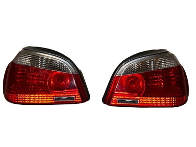 Red/Clear BMW 535xi Taillights - Изображение 1 из 4